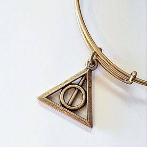 ALEX AND ANI HARRY POTTER DEATHLY HALLOWS ADJUSTABLE BANGLE BRACELET